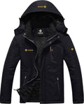Men'S Mountain Waterproof Ski Snow Jacket Winter Windproof Rain Jacket