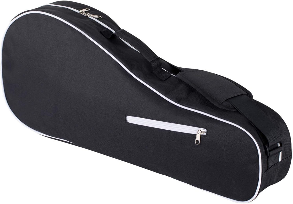 3 Racquet Tennis-Bag Premium Tennis-Racket-Bag with Protective Pad, Professional or Beginner Tennis Players, Lightweight Tennis Bag for All Ages,Black